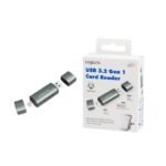 LogiLink USB 3.2 Gen1 card reader, for SD and microSD card