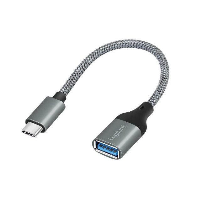 Logilink USB 3.2 Gen1 Type-C adapter, C/M to USB-A/F, OTG
