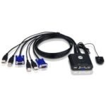 ATEN KVM Cable Switch 2xKVM 4xUSB 2xVGA
