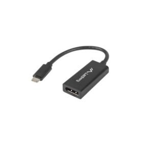 Lanberg Adapter USB-C 3.1 (M) to DISPLAYPORT (F), 15cm, Black