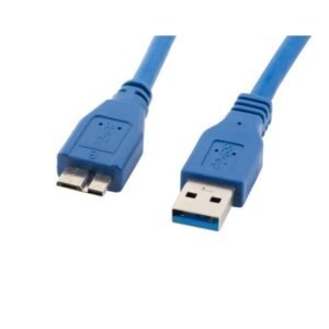 Lanberg Adapter USB Micro(M) to USB-A(M) 3.0, 0.5m, Blue