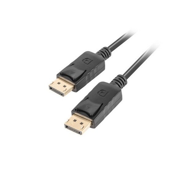 Lanberg Displayport Cable, M/M 19 PIN, 4K, 3840 x 2160p, 60Hz, 0.5M, Black