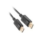 Lanberg Displayport Cable, M/M 19 PIN, 4K, 3840 x 2160p, 60Hz, 1M, Black