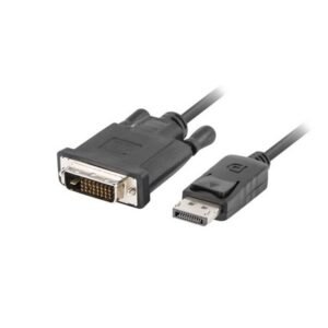 Lanberg Displayport (M) to DVI24+1(M) Cable, 1920x1080p, 1.8M, Black