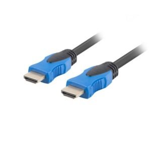 Lanberg HDMI Cable Male to Male, ARC, 4K 3840 x 2160p, 30Hz, 0.5M, Black