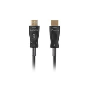 Lanberg HDMI Optical Cable Male to Male, ARC, HDR, 8K 7680 x 4320, 30M, Black