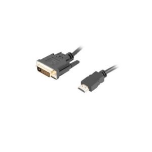 Lanberg HDMI(M) to DVI(M) 24+1, Cable, 4K 3840 x 2160p, 1.8M, Black