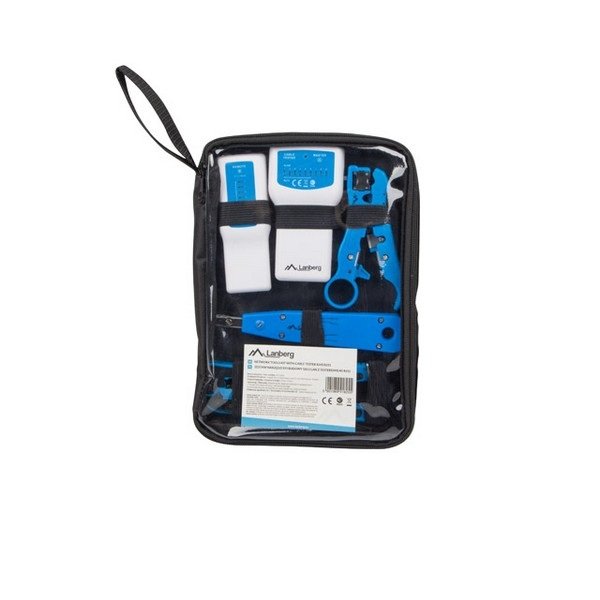 Lanberg Network Toolkit With RJ45, RJ11, Cable Tester, Crimping, Stripping & LSA-Insertion TOOL, NT-0302 - Figura 2