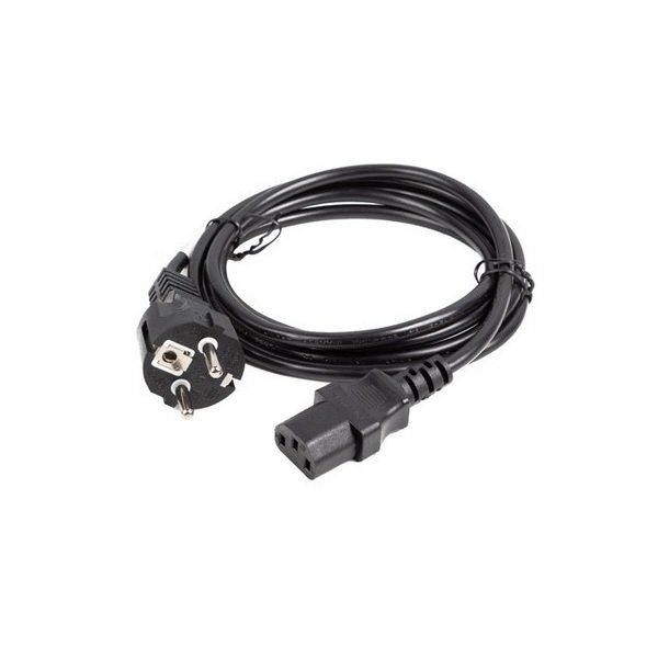 Lanberg Power Cable, Schuko to C13 /CA-C13C-14CC-0018-BK