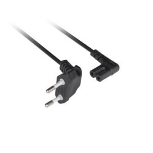 Lanberg Power Cable, Schuko to C7 /CA-C7CA-12CC-0018-BK