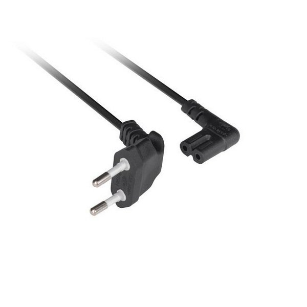 Lanberg Power Cable, Schuko to C7 /CA-C7CA-12CC-0018-BK