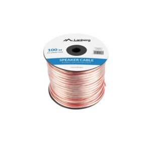 Lanberg Speaker Cable, 2 X 1.5mm, 100m, Transparent