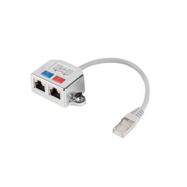 Lanberg, Splitter Lan RJ45-2X RJ45, FTP, 15cm / AD-0026-S - Figura 2