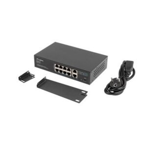 Lanberg Switch 8X 100MB POE+/2X 1GB Unmanaged Rack Gigabit Ethernet