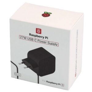 Raspberry Pi Power Supply for Pi 5, 27W, USB-C