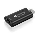 Techly Adaptor Video Capture USB-A to HDMI, Signal Converter, 1920 x 1080 px