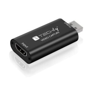 Techly Adaptor Video Capture USB-A to HDMI, Signal Converter, 1920 x 1080 px