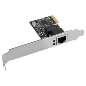 Lanberg Network Card, PCI-Express, RJ45, Ethernet 1X RJ45, 1GB