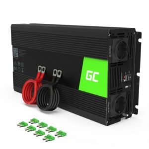 Green Cell Car Voltage Converter Power Inverter Sine Wave 24V to 230V 1500W/3000W