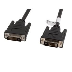 Lanberg Cable DVI(M) to DVI(M), 1920 x 1440, Dual Link, 1.8m, Black