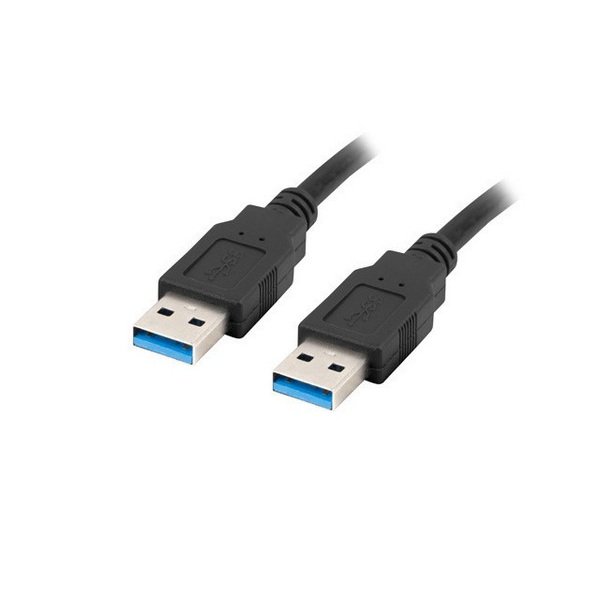 Lanberg Cable USB-A (M) to (M), 2.0, 1m, Black