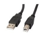 Lanberg Cable USB-A(M) to USB-B(M) 2.0, 5m, Black