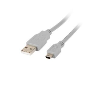 Lanberg Cable USB Mini(M) to USB-A(M) 2.0, 1.8m, Grey