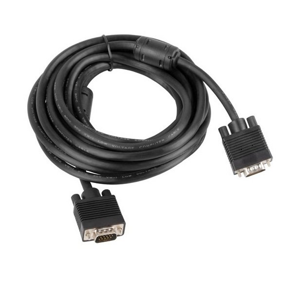 Lanberg Cable VGA (M) to (M) 5m, Black - Figura 2