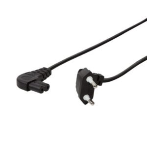 Logilink Power cable, CEE 7/16 to IEC C7 (90°), black, 0.75 m