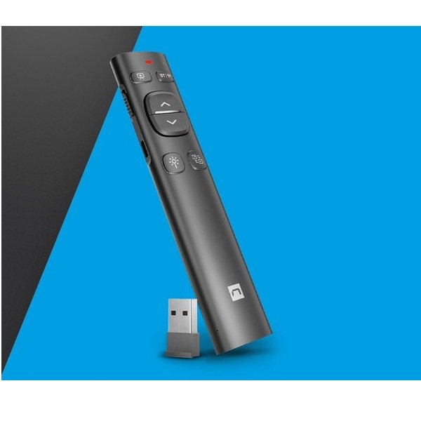 Natec Warbler 2 Wireless Presenter Laser, Grey - Figura 2