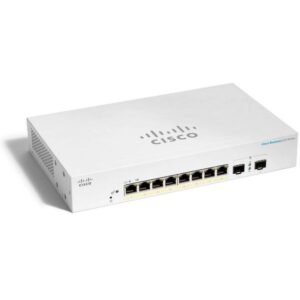 Switch Cisco SCBS220 Smart 8-port GE, PoE, Ext PS, 2x1G SFP, CBS220-8P-E-2G-EU