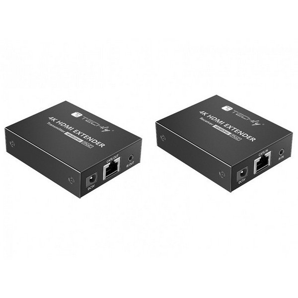 Techly Extender HDMI, 4K, 60Hz 2-1, over Cat.6/6A/7 Cable Up to 50m PoC (Power Over Cable) - Figura 2
