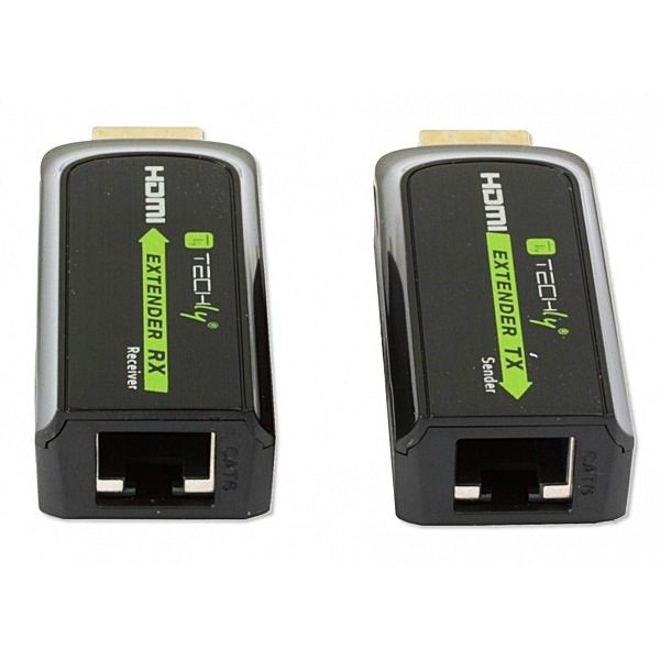 Techly Extender HDMI, Compact Full HD, over Cat.6/6A/7 Cable max 40m - Figura 2
