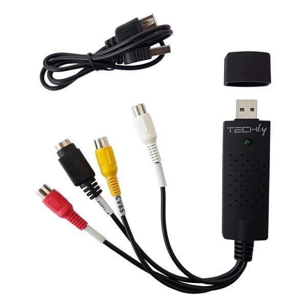 Techly USB 2.0 Audio Video Grabber