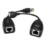 Techly Extender USB over Cat. 5E/6 Cable, 50m