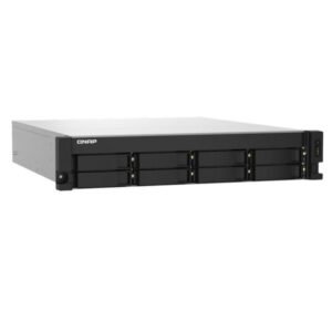 QNAP NAS, 8-Bay,10GbE SFP+ 2U Rackmount, TS-832PXU-4G-EU