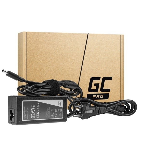Green Cell Power Charger, 65 W, Black, AD75AP