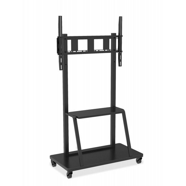 Techly TV Stand, Cart, Camera Shelf, On Casters, 55-100", 150kg, VESA 800x600, Black, ICA-TR30 - Figura 2