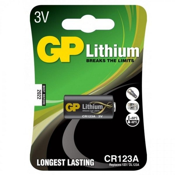 GP Battery CR123A, Lithium, 3V, IC-GP3702 - Figura 3