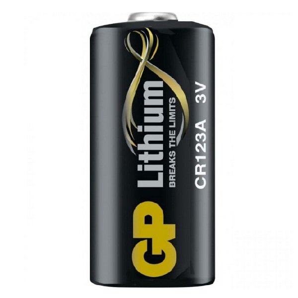 GP Battery CR123A, Lithium, 3V, IC-GP3702