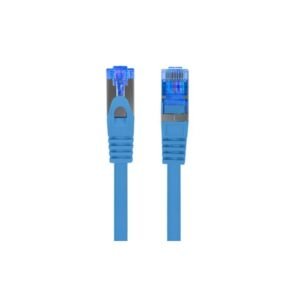 Lanberg Patchcord CAT.6A S/FTP, LSZH, CCA, 0.5m, Blue, Fluke Passed