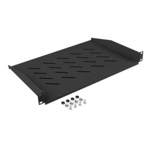 Lanberg Shelf Fixet 1U 483 X 315mm, Black
