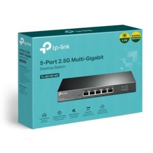 TP-Link Switch, 5×2.5 Gigabit Metal Casing, TL-SG105-M2