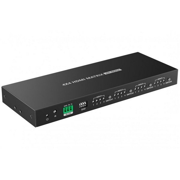 Techly Matrix Switch 4x4, 4K 60Hz, HDR10, IDATA HDMI-MX44 - Figura 2