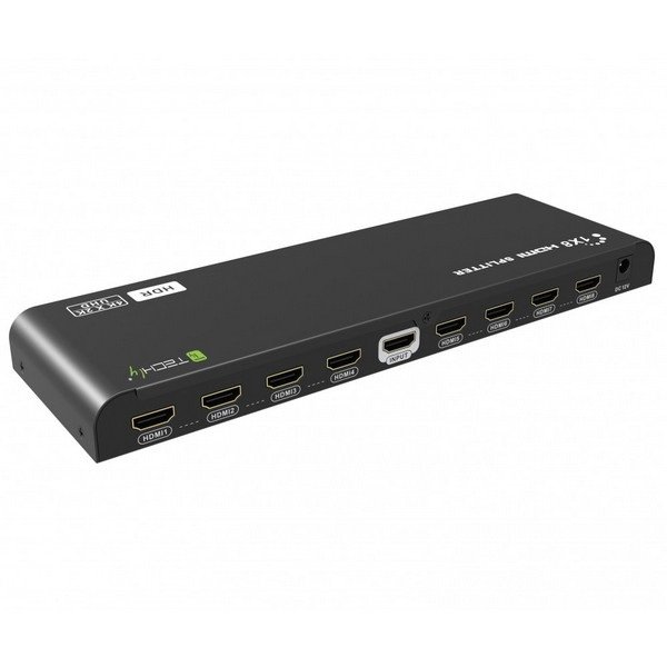 Techly Splitter HDMI 2.0, 8-1, 4K 8-way LPCM, IDATA HDMI2-4K8 - Figura 2