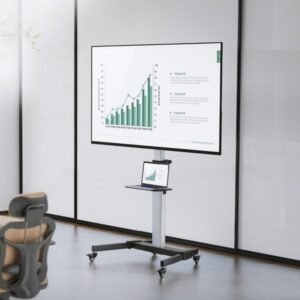 Techly TV/Monitor Cart, 37–86", Height Adjustable, 50 kg, CA-TR 1546