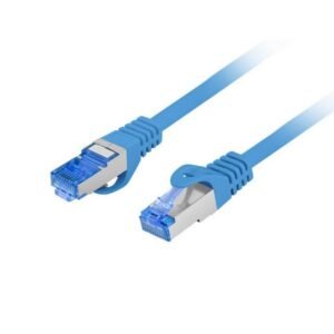Lanberg Patchcord CAT.6A S/FTP, LSZH, CCA, 10.0m, Blue, Fluke Passed
