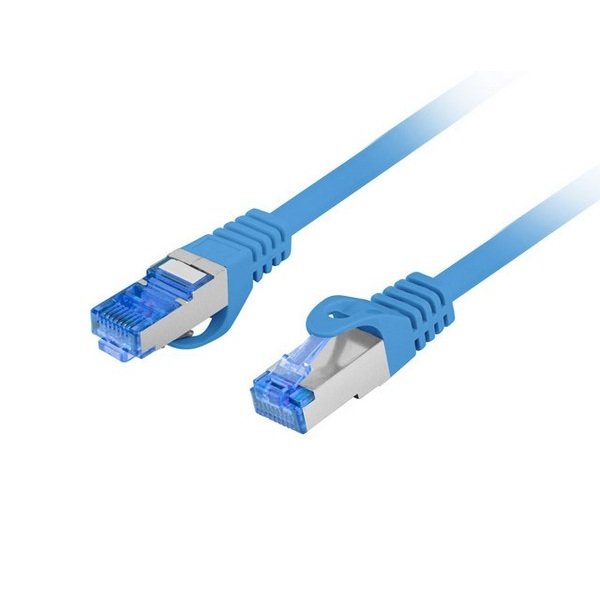 Lanberg Patchcord CAT.6A S/FTP, LSZH, CCA, 10.0m, Blue, Fluke Passed