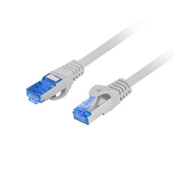 Lanberg Patchcord CAT.6A S/FTP, LSZH, CCA, 15 m, Grey, Fluke Passed