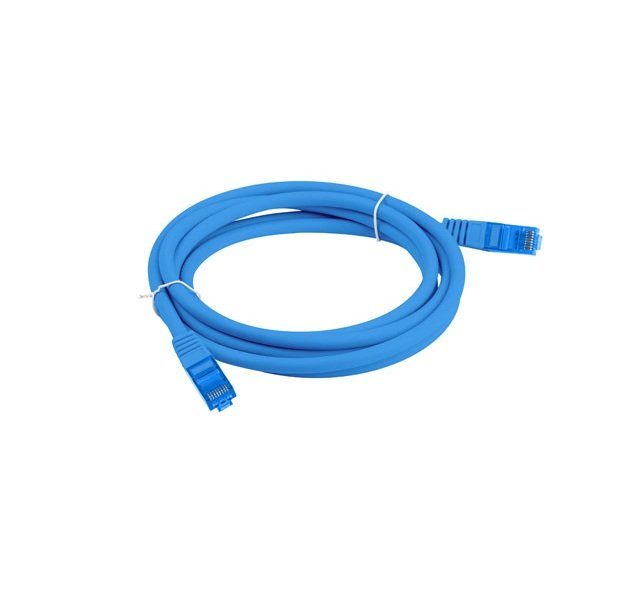 Lanberg Patchcord CAT.6A S/FTP, LSZH, CCA, 3.0m, Blue, Fluke Passed - Figura 2